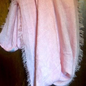 Pink infinity scarf